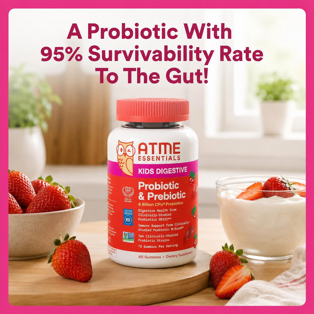 Kids Probiotic & Prebiotic Gummies for Digestive Health