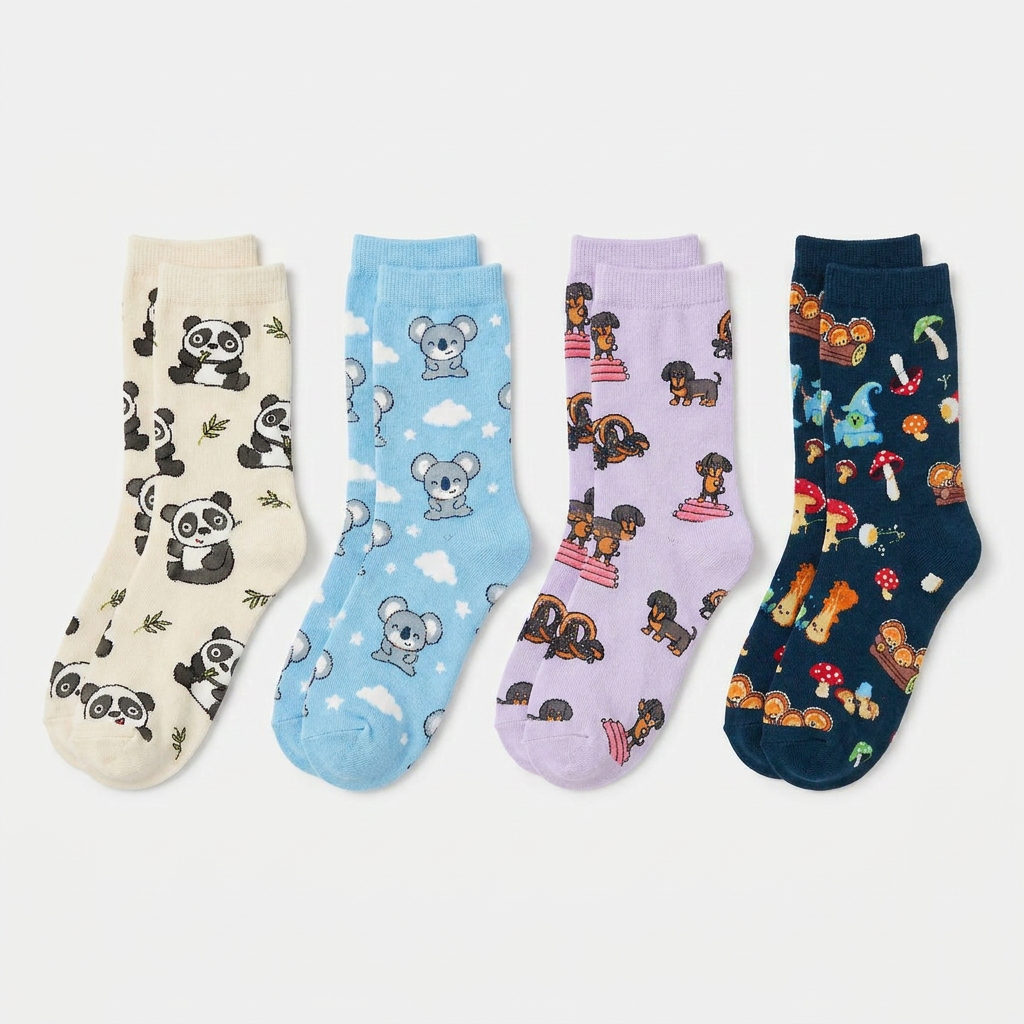Crew Socks (Pack of 4)